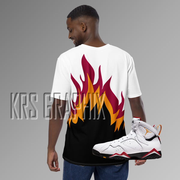 Full Print Shirt To Match Jordan Cardinal 7s Retro