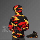 Jordan 7 Citrus Hoodie Match Citrus 7s Hoodie Camo