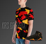 Full Print Jordan 7 Citrus 7s Shirt | Citrus 7s Shirt | Sneaker Match Tee