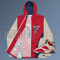 Windbreaker Hoodie To Match Jordan Trophy Room 7s Retro