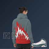 All Over Print Hoodie To Match Jordan Fire Red 9s Retro