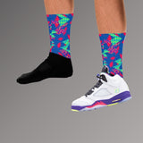 Alternate Bel Air All Over Print Socks II