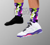 Alternate Bel Air All Over Print Socks