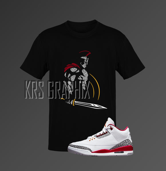 Cardinal Red 3s Shirt