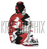 Fire Red 4 Hoodie