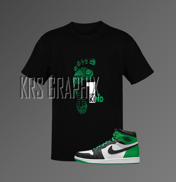 T-Shirt To Match Jordan 1 Lucky Green - 1 Of A Kind
