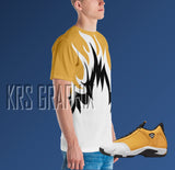 Full Print Shirt to Match  Jordan 14 Ginger - Ginger 14 Retro Shirt - Ginger 14 Retro Tee - Sneaker Matching Gift - All Over Print