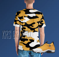 Full Print Shirt to Match  Jordan 14 Ginger - Ginger 14 Retro Shirt - Ginger 14 Retro Tee - Sneaker Matching Gift - All Over Print