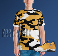 Full Print Shirt to Match  Jordan 14 Ginger - Ginger 14 Retro Shirt - Ginger 14 Retro Tee - Sneaker Matching Gift - All Over Print