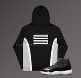 All Over Print Hoodie To Match Jordan Jubilee 11s Retro