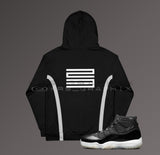 All Over Print Hoodie To Match Jordan Jubilee 11s Retro