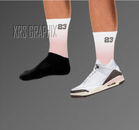 Socks Match Jordan 3 Neapolitan Dark Mocha - Neapolitan Dark Mocha 3s Socks