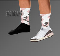 Socks Match Jordan 3 Neapolitan Dark Mocha - Neapolitan Dark Mocha 3s Socks