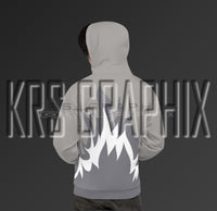 Cool Grey 11 All Over Print Hoodie