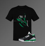 Pine Green 3s Shirt ii Jordan Inspired II