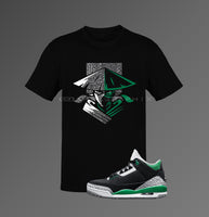 Pine Green 3s Shirt ii Jordan Inspired I
