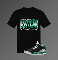 Pine Green 3s Shirt ii Jordan Inspired X