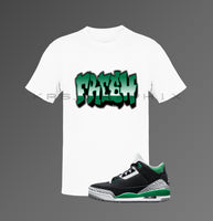 Pine Green 3s Shirt ii Jordan Inspired X