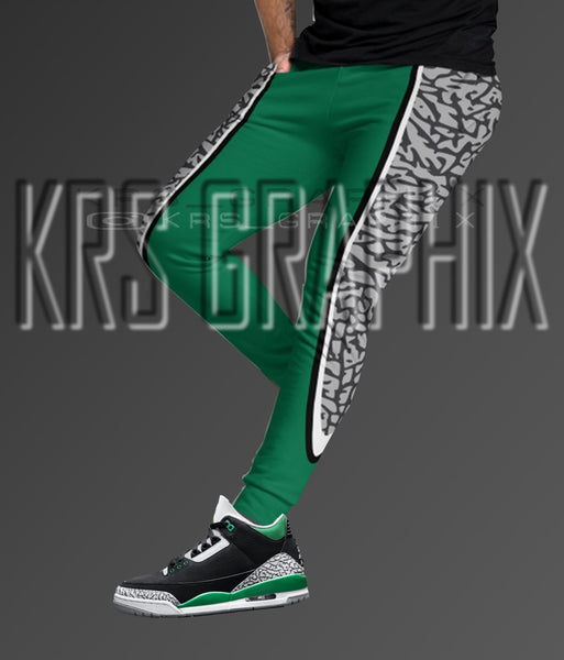 Pine Green 3s Joggers