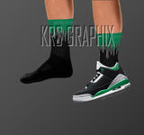 Pine Green 3 Socks