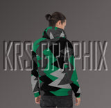 Pine Green 3 All Over Print Hoodie