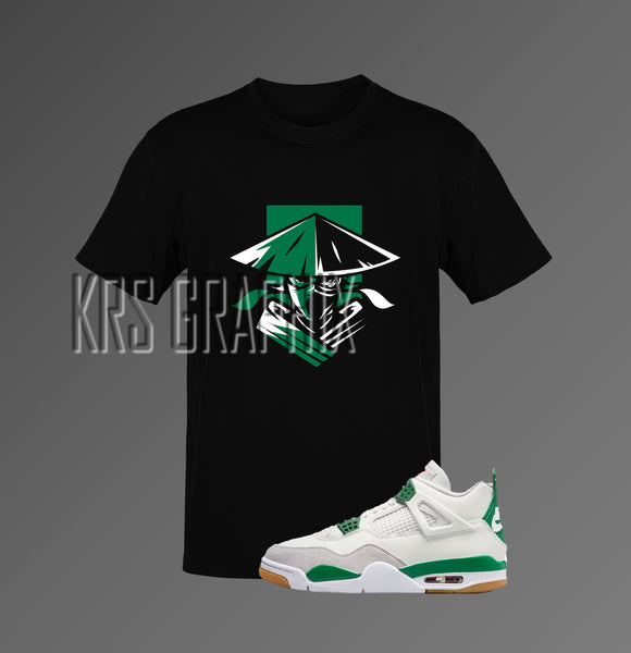 T-Shirt To Match Jordan 4 Pine Green Sb - Raiden Inspired