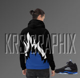 Racer Blue 5s All Over Print Hoodie